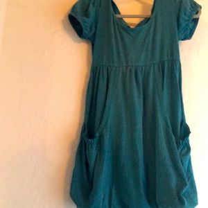 Cute teal/Blue dress w/ Pockets
